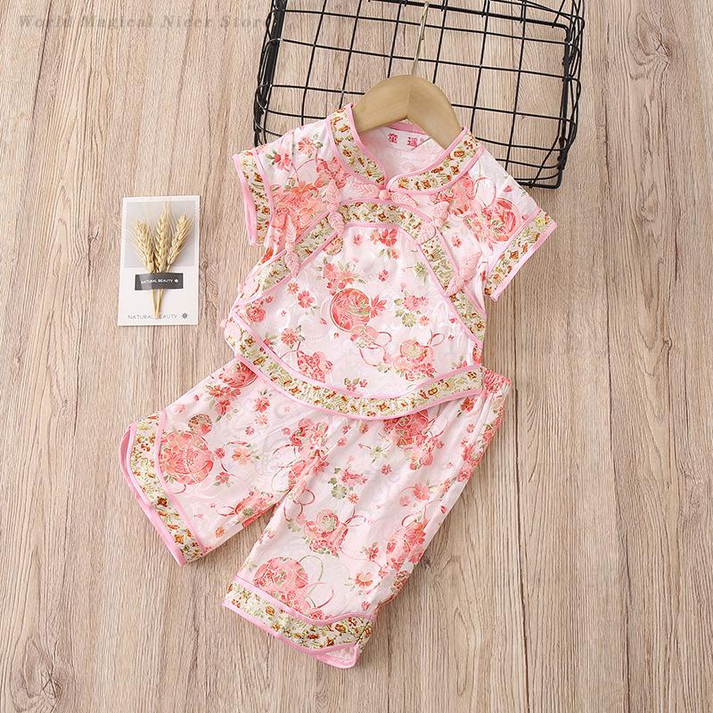 Dziewczęcy strój Tang na lato  – Summer Clothing Baby Girl recenzja i cena