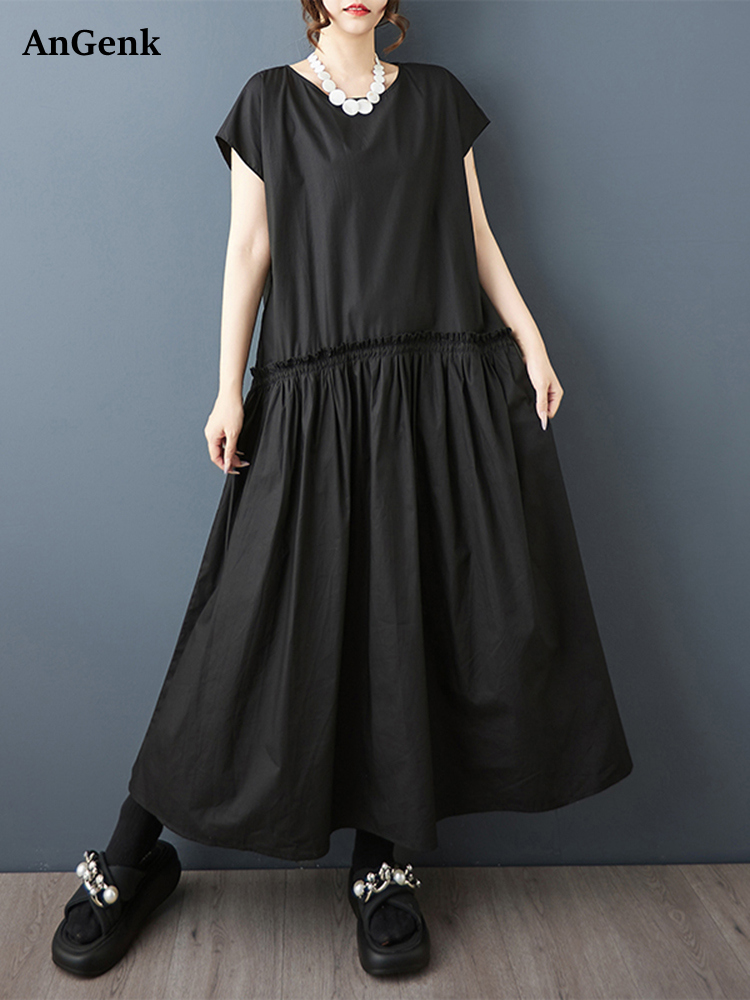 Letnie czarne sukienki bez ręk – Summer Clothing Drawing recenzja i cena