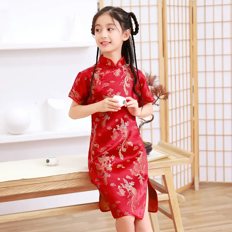 Letnie dziecięce cheongsam dla – Summer Clothing Baby Girl recenzja i cena